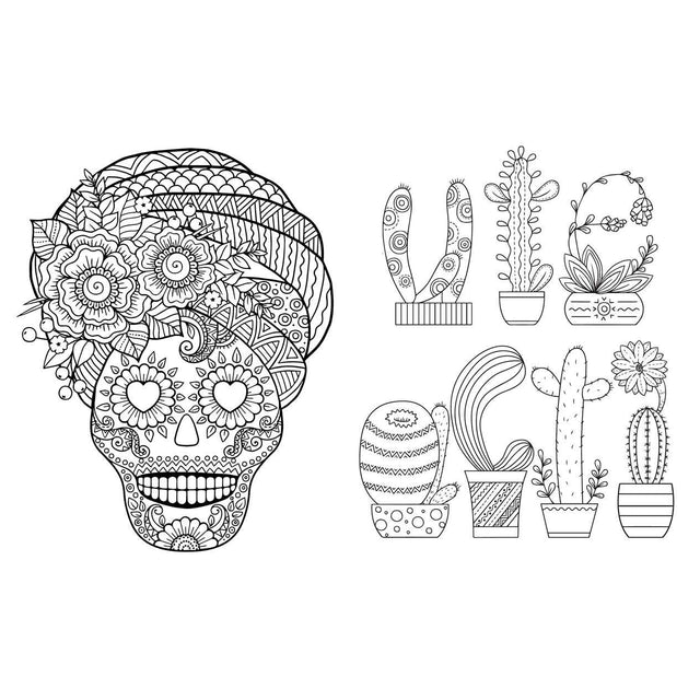 Day of the Dead: Coloring Book by Grace West - Magick Magick.com