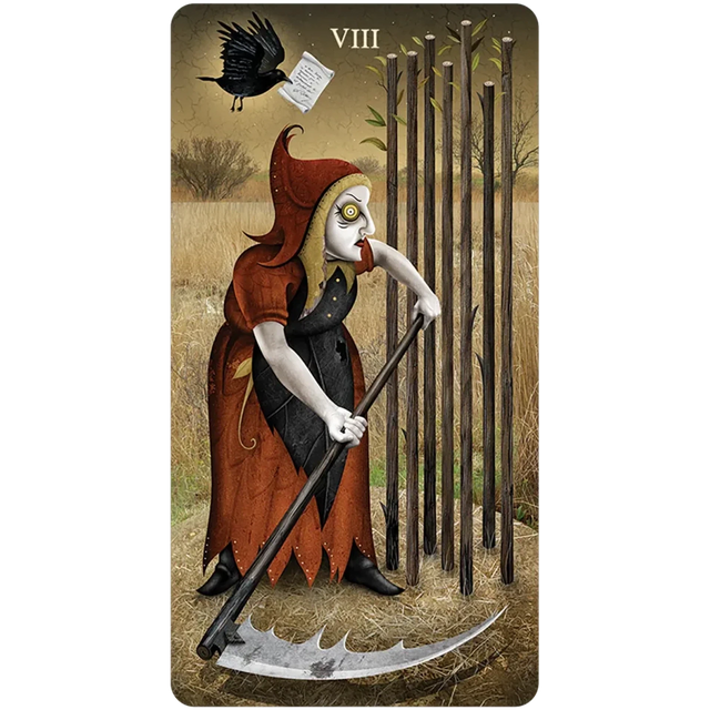 Deviant Moon Tarot Borderless Mini by Patrick Valenza - Magick Magick.com