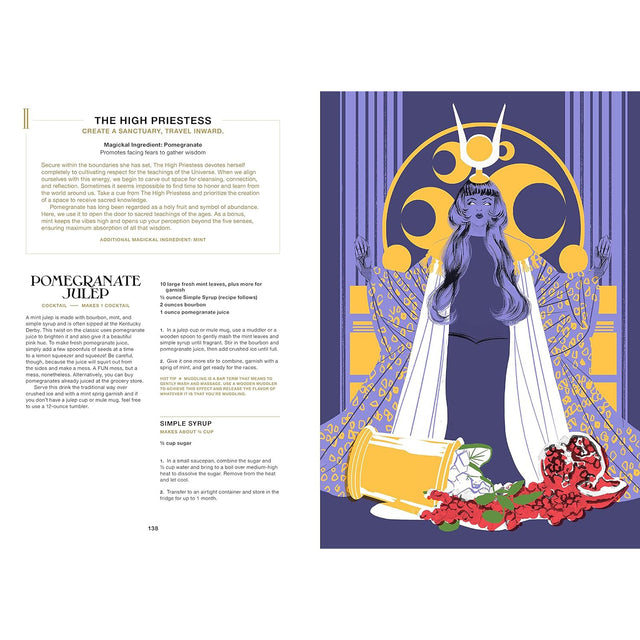 Divine Your Dinner: A Cookbook for Using Tarot as Your Guide to Magickal Meals (Hardcover) by Courtney McBroom, Melinda Lee Holm - Magick Magick.com