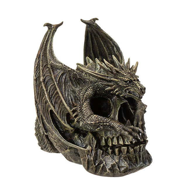 Draco Dragon Skull Statue - Magick Magick.com