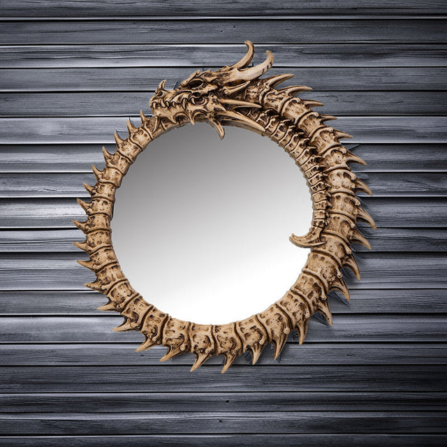 Dragon Skeleton Wall Mirror - Magick Magick.com