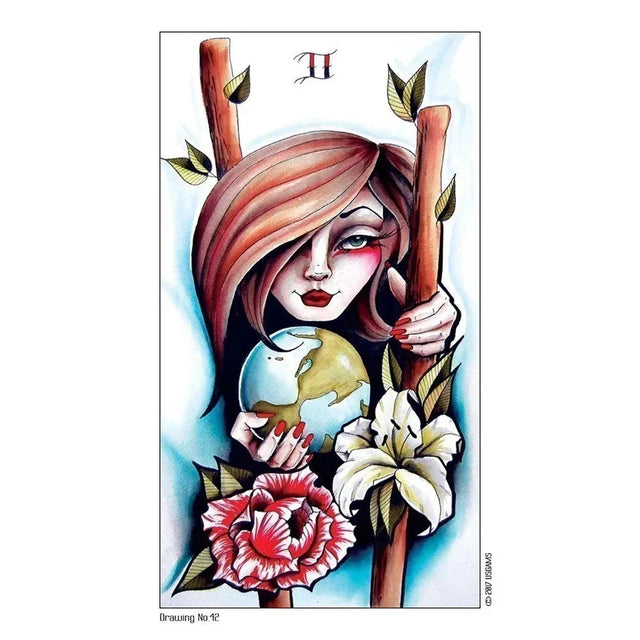 Eight Coins Tattoo Tarot by Lana Zellner - Magick Magick.com