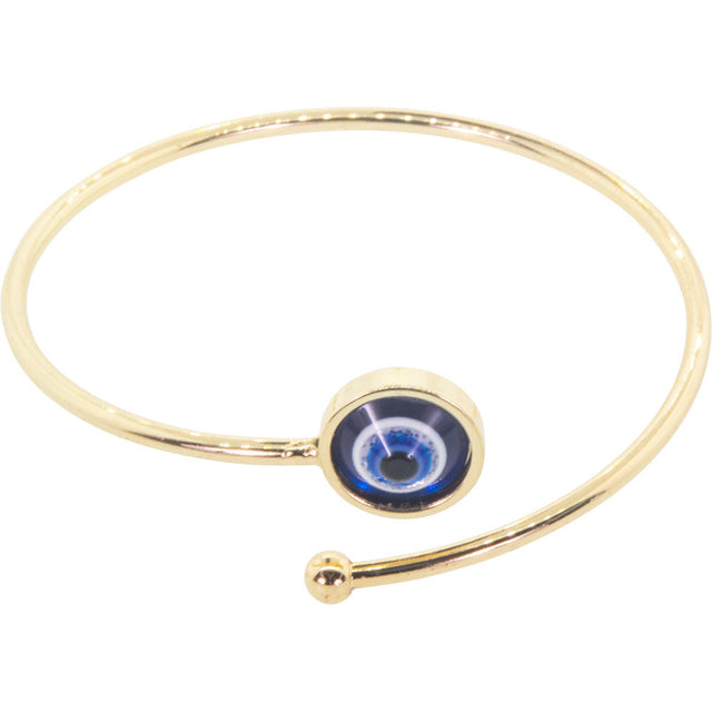 Evil Eye Gold Adjustable Bracelet - Magick Magick.com