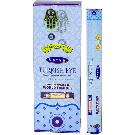 Evil Eye Satya Hexagonal Incense Sticks 20 gram - Magick Magick.com