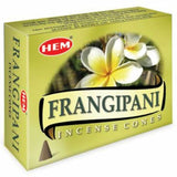 Frangipani HEM Cone Incense (10 Cones) - Magick Magick.com