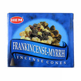 Frankincense & Myrrh HEM Cone Incense (10 Cones) - Magick Magick.com