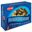 Frankincense & Myrrh HEM Cone Incense (10 Cones) - Magick Magick.com