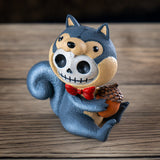 Furrybones Statue - Nibbles Squirrel - Magick Magick.com