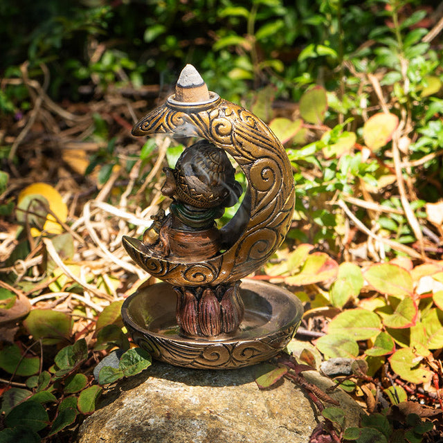 Ganesha Backflow Incense Burner - Magick Magick.com