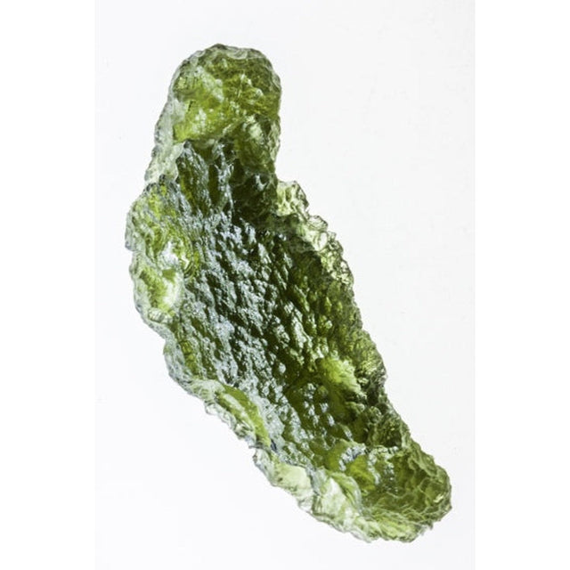 Genuine Moldavite Rough Gemstone - 10.2 grams / 51 ct (43 x 19 x 11 mm) - Magick Magick.com