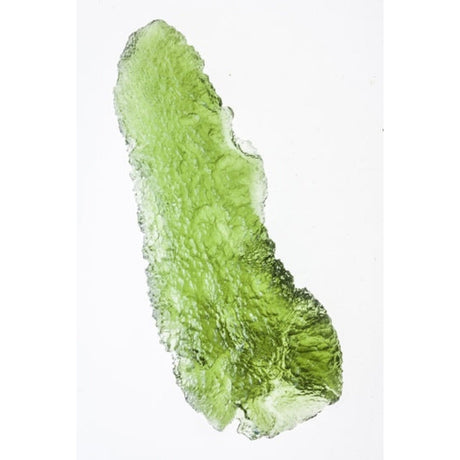 Genuine Moldavite Rough Gemstone - 11.4 grams / 57 ct (58 x 22 x 7 mm) - Magick Magick.com