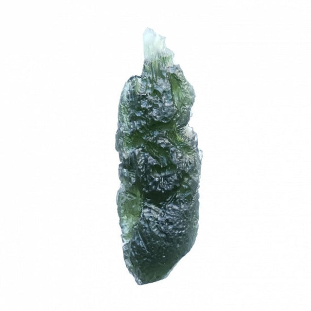 Genuine Moldavite Rough Gemstone - 12.5 grams / 63 ct (52 x 16 x 14 mm) - Magick Magick.com