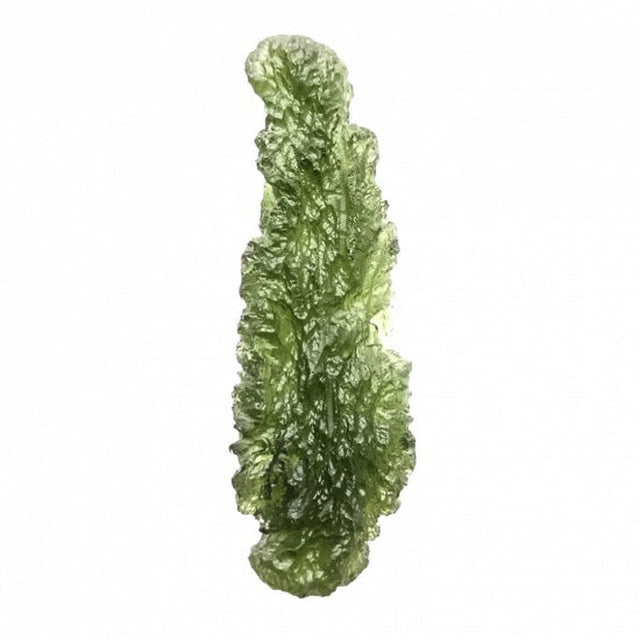 Genuine Moldavite Rough Gemstone - 12.5 grams / 63 ct (58 x 19 x 9 mm) - Magick Magick.com