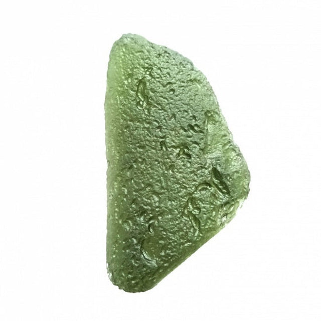 Genuine Moldavite Rough Gemstone - 15.0 grams / 75 ct (48 x 28 x 8 mm) - Magick Magick.com