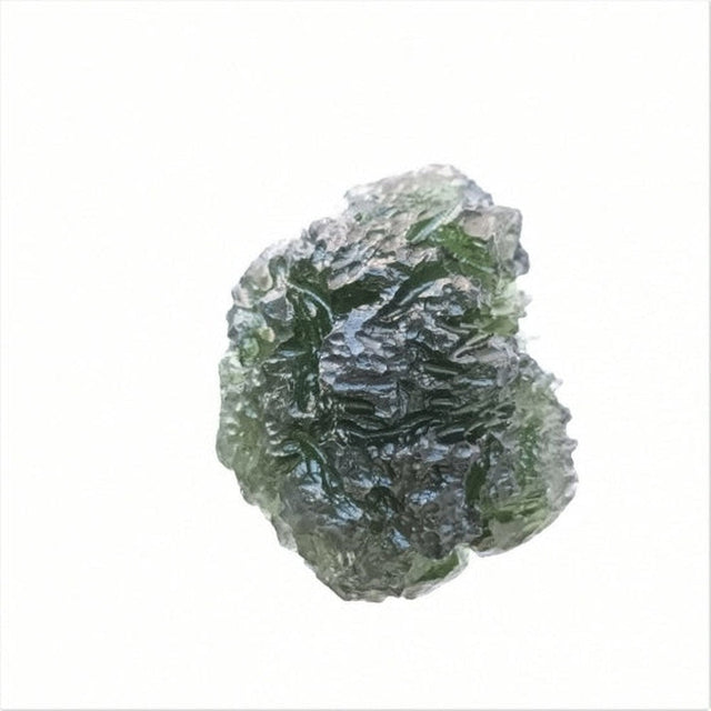 Genuine Moldavite Rough Gemstone - 16.0 grams / 80 ct (31 x 26 x 17 mm) - Magick Magick.com