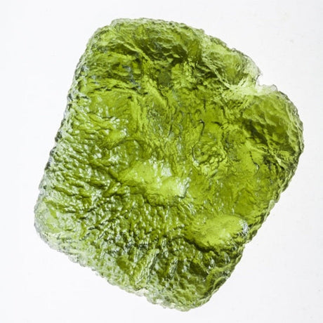 Genuine Moldavite Rough Gemstone - 16.2 grams / 81 ct (36 x 32 x 8 mm) - Magick Magick.com