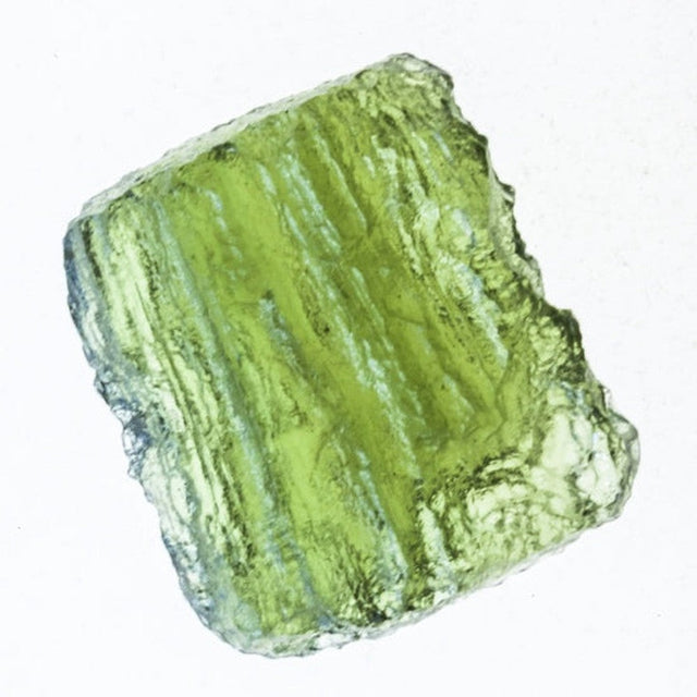 Genuine Moldavite Rough Gemstone - 3.0 grams / 15 ct (18 x 16 x 6 mm) - Magick Magick.com