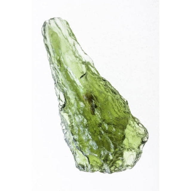 Genuine Moldavite Rough Gemstone - 3.3 grams / 17 ct (31 x 14 x 9 mm) - Magick Magick.com