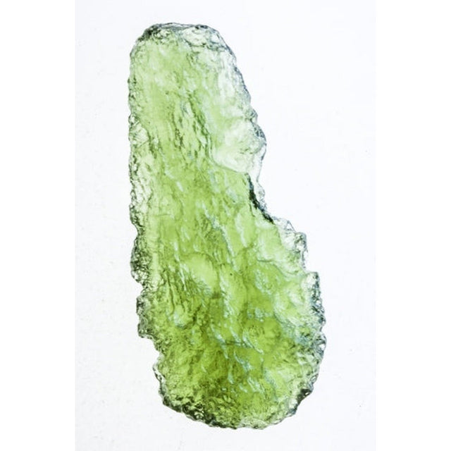 Genuine Moldavite Rough Gemstone - 3.3 grams / 17 ct (33 x 15 x 6 mm) - Magick Magick.com