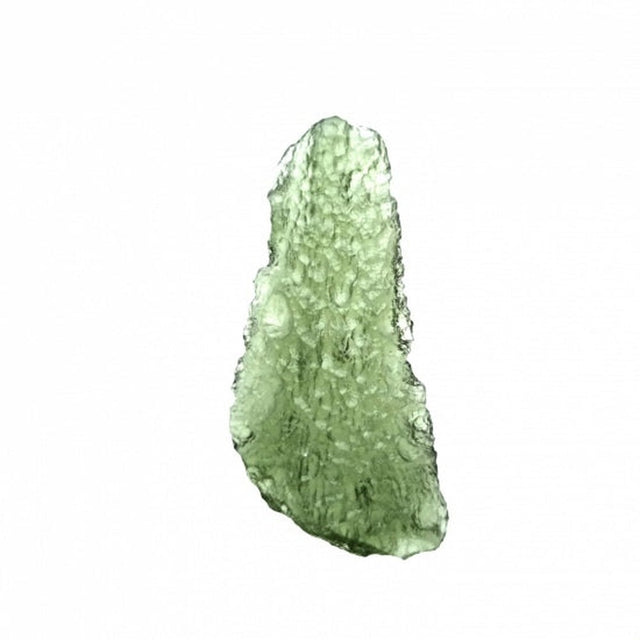 Genuine Moldavite Rough Gemstone - 3.3 grams / 17 ct (38 x 17 x 3 mm) - Magick Magick.com