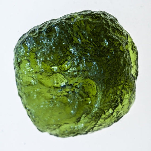 Genuine Moldavite Rough Gemstone - 3.5 grams / 18 ct (18 x 17 x 8 mm) - Magick Magick.com