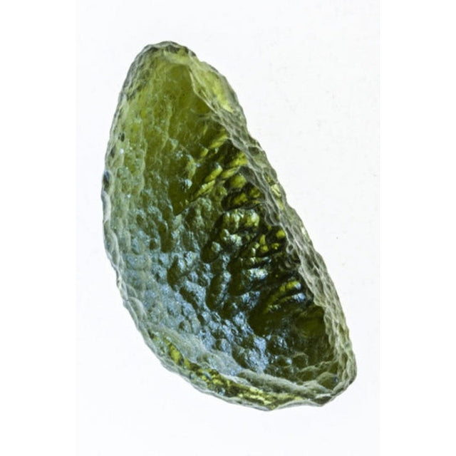 Genuine Moldavite Rough Gemstone - 3.5 grams / 18 ct (23 x 11 x 9 mm) - Magick Magick.com