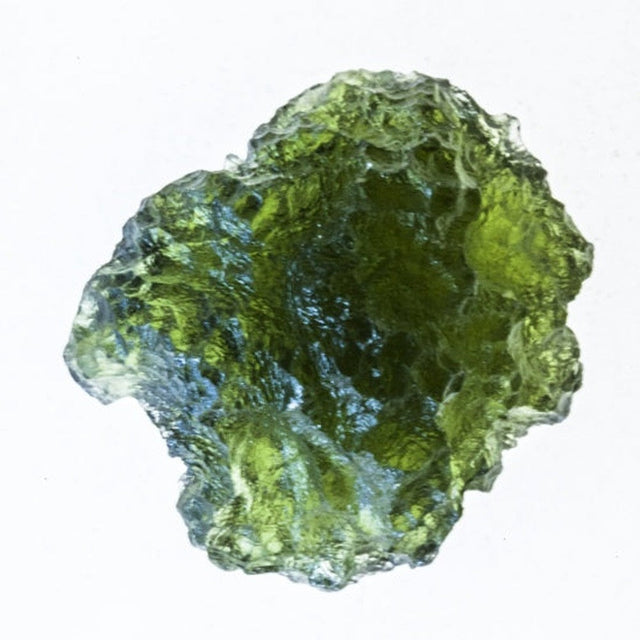 Genuine Moldavite Rough Gemstone - 3.8 grams / 19 ct (18 x 15 x 11 mm) - Magick Magick.com