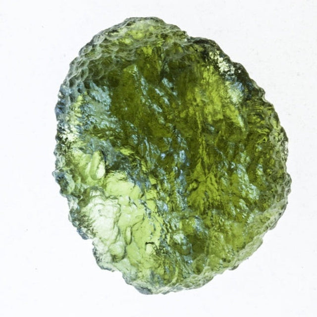 Genuine Moldavite Rough Gemstone - 3.8 grams / 19 ct (20 x 17 x 7 mm) - Magick Magick.com