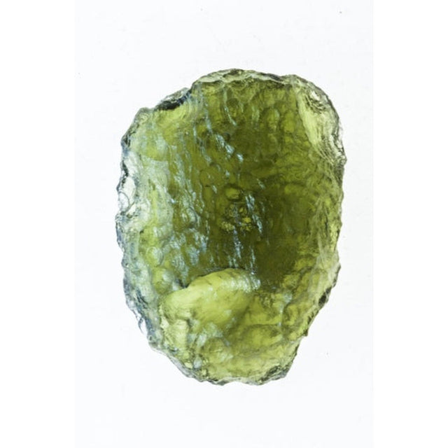 Genuine Moldavite Rough Gemstone - 3.9 grams / 20 ct (21 x 16 x 9 mm) - Magick Magick.com