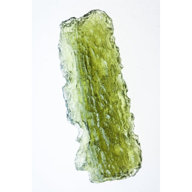 Genuine Moldavite Rough Gemstone - 3.9 grams / 20 ct (33 x 13 x 7 mm) - Magick Magick.com