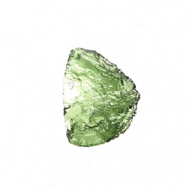 Genuine Moldavite Rough Gemstone - 4.0 grams / 20 ct (28 x 22 x 5 mm) - Magick Magick.com