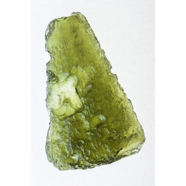 Genuine Moldavite Rough Gemstone - 4.0 grams / 20 ct (30 x 19 x 6 mm) - Magick Magick.com