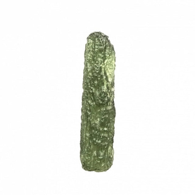 Genuine Moldavite Rough Gemstone - 4.0 grams / 20 ct (38 x 9 x 7 mm) - Magick Magick.com