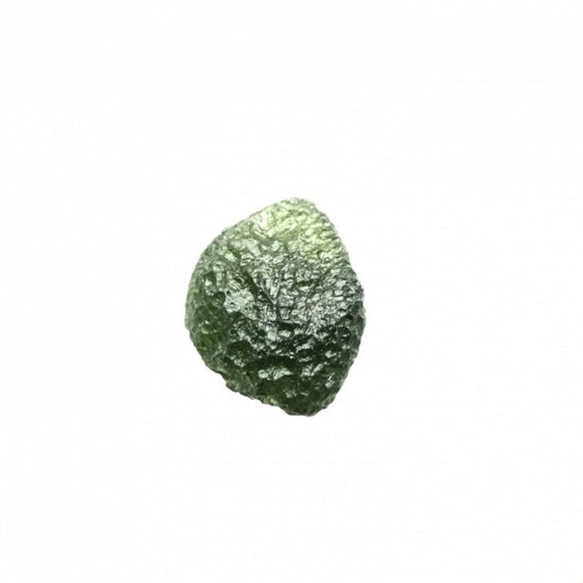 Genuine Moldavite Rough Gemstone - 4.2 grams / 21 ct (20 x 17 x 9 mm) - Magick Magick.com