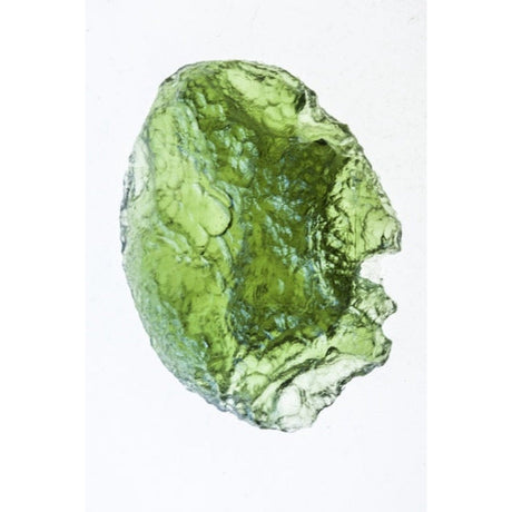 Genuine Moldavite Rough Gemstone - 4.2 grams / 21 ct (26 x 19 x 7 mm) - Magick Magick.com