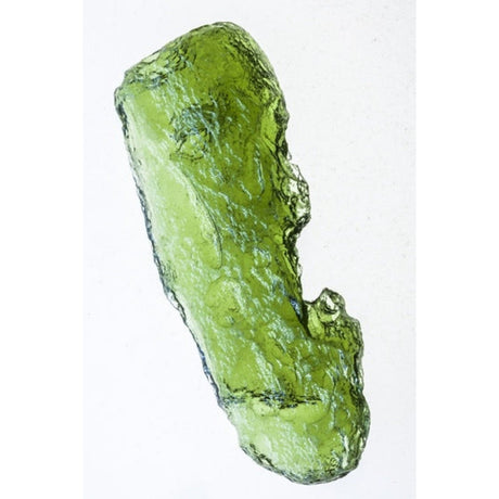 Genuine Moldavite Rough Gemstone - 4.2 grams / 21 ct (38 x 13 x 6 mm) - Magick Magick.com