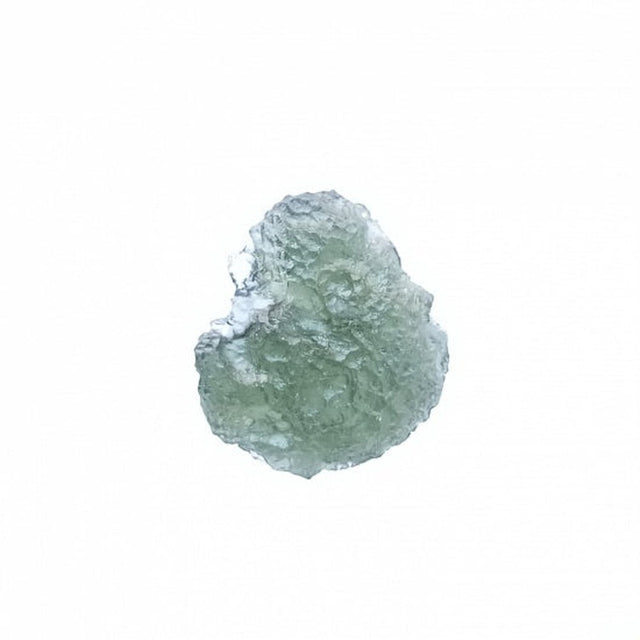 Genuine Moldavite Rough Gemstone - 4.3 grams / 22 ct (21 x 20 x 7 mm) - Magick Magick.com