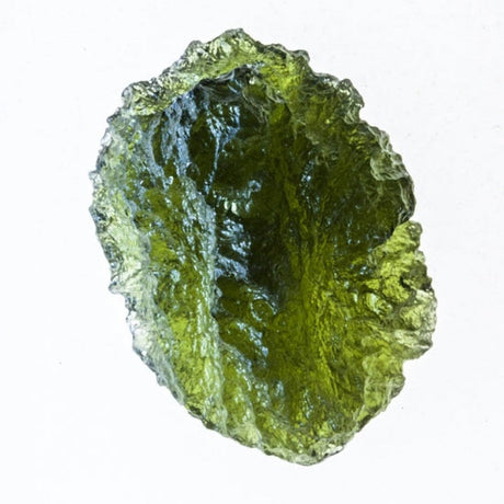 Genuine Moldavite Rough Gemstone - 4.4 grams / 22 ct (23 x 17 x 9 mm) - Magick Magick.com