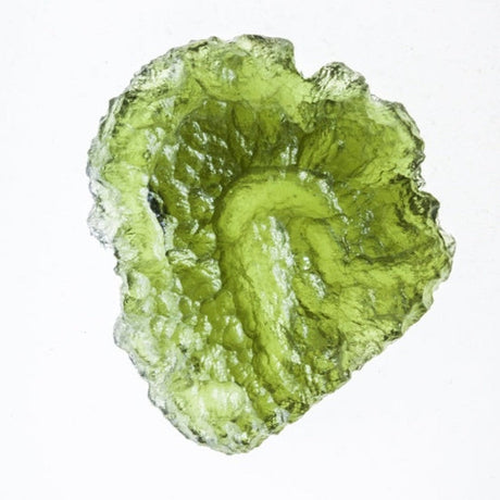 Genuine Moldavite Rough Gemstone - 4.8 grams / 24 ct (21 x 21 x 6 mm) - Magick Magick.com