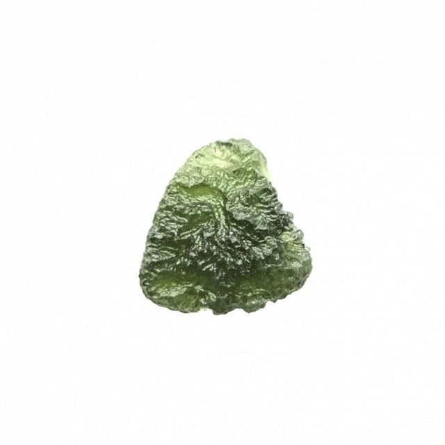 Genuine Moldavite Rough Gemstone - 4.9 grams / 25 ct (21 x 21 x 9 mm) - Magick Magick.com