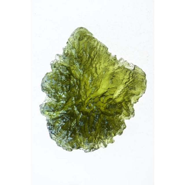 Genuine Moldavite Rough Gemstone - 4.9 grams / 25 ct (23 x 21 x 7 mm) - Magick Magick.com