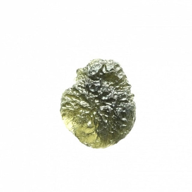 Genuine Moldavite Rough Gemstone - 4.9 grams / 25 ct (25 x 21 x 8 mm) - Magick Magick.com