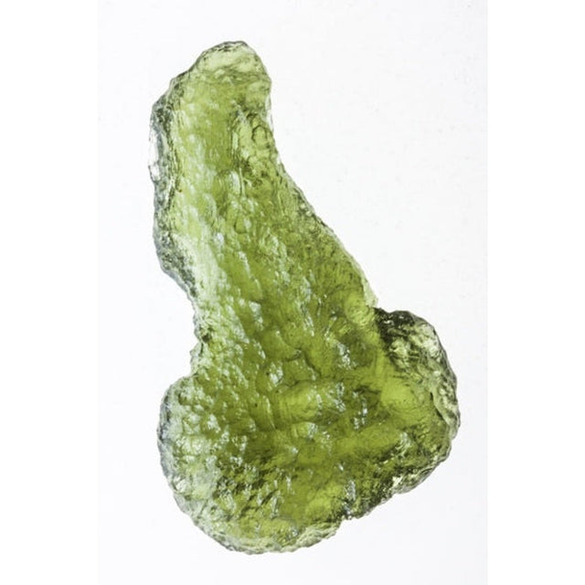 Genuine Moldavite Rough Gemstone - 4.9 grams / 25 ct (31 x 29 x 7 mm) - Magick Magick.com