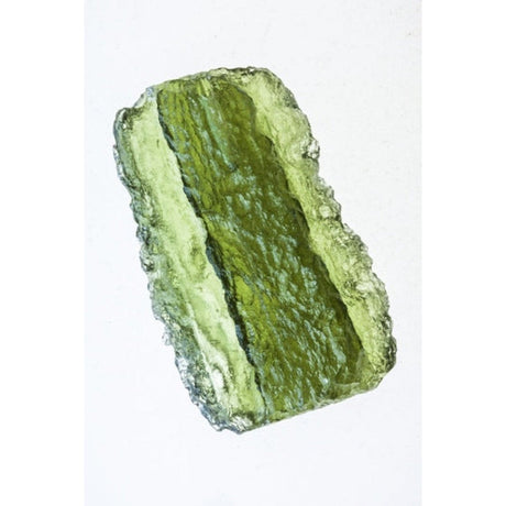 Genuine Moldavite Rough Gemstone - 5.2 grams / 26 ct (27 x 17 x 9 mm) - Magick Magick.com