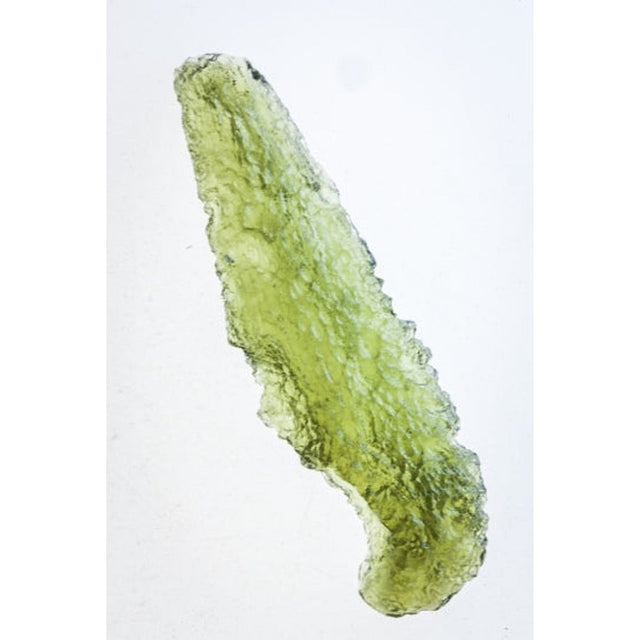 Genuine Moldavite Rough Gemstone - 5.3 grams / 27 ct (51 x 15 x 5 mm) - Magick Magick.com