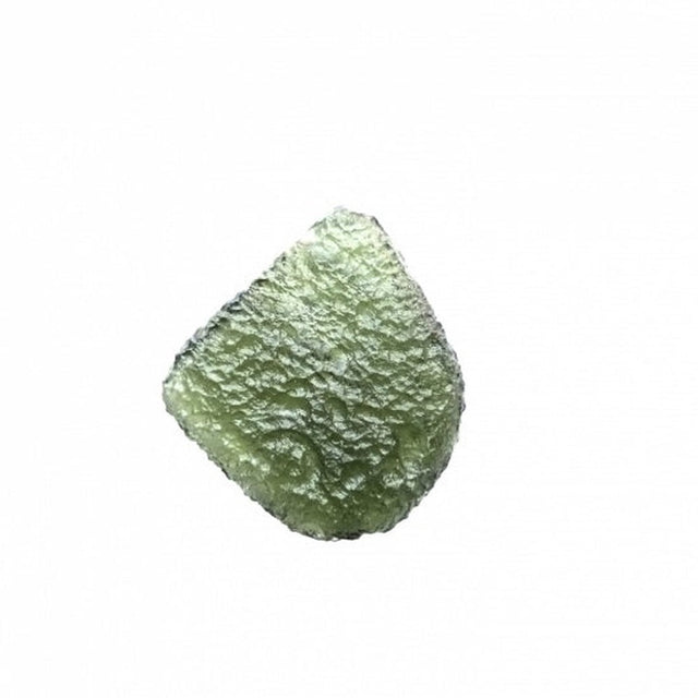 Genuine Moldavite Rough Gemstone - 5.4 grams / 27 ct (22 x 21 x 7 mm) - Magick Magick.com