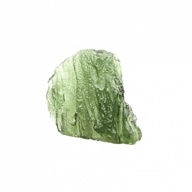 Genuine Moldavite Rough Gemstone - 5.4 grams / 27 ct (25 x 26 x 6 mm) - Magick Magick.com