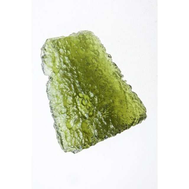 Genuine Moldavite Rough Gemstone - 6.0 grams / 30 ct (27 x 21 x 7 mm) - Magick Magick.com