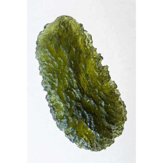 Genuine Moldavite Rough Gemstone - 6.1 grams / 31 ct (34 x 17 x 8 mm) - Magick Magick.com