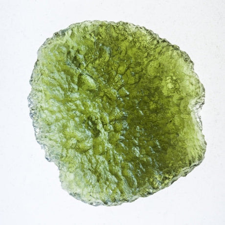 Genuine Moldavite Rough Gemstone - 6.3 grams / 32 ct (26 x 24 x 7 mm) - Magick Magick.com